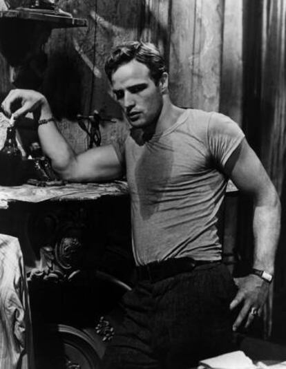 Marlon Brando en 'Un tranvía llamado deseo' (1951).