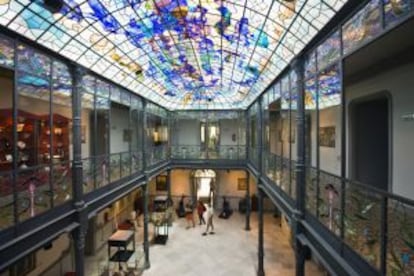 Interior de la Casa Lis, en Salamanca, sede del Museo Art Nouveau y Art Déco.