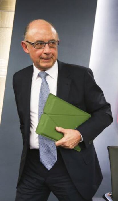 Cristóbal Montoro, el pasado diciembre.