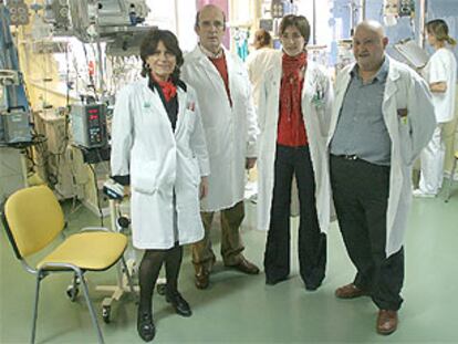 De izquierda a derecha, lsabel Rojas, Mauro Gil Fournier, Gómez de Terreros y Miguel Rufo.