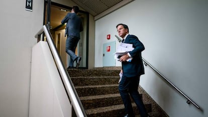 El primer ministro holandés, Mark Rutte, el 18 de marzo.