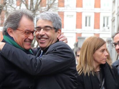 Homs i Mas aquest dilluns a Madrid camí del Tribunal Suprem.