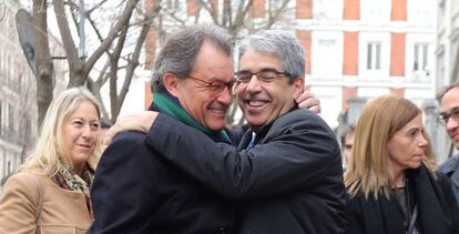 Homs i Mas aquest dilluns a Madrid camí del Tribunal Suprem.