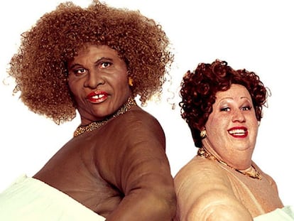 Personajes interpretados por David Walliams y Matt Lucas en 'Little Britain'.