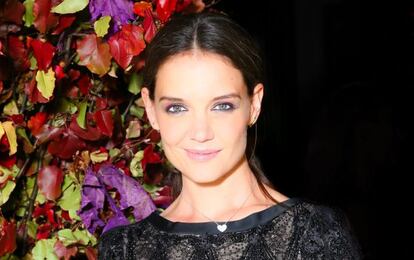 La actriz Katie Holmes en una fiesta en Nueva York el pasado noviembre.