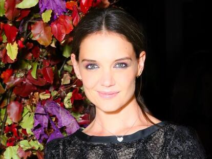 La actriz Katie Holmes en una fiesta en Nueva York el pasado noviembre.