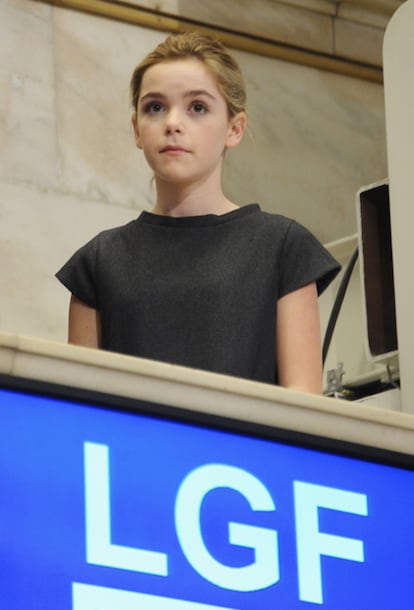 Cast Of "Mad Men" Rings The New York Stock Exchange Opening Bell