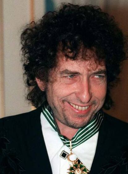 El cantante y compositor Bob Dylan