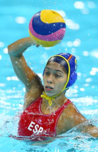 Mati Ortiz, durante un partido de los Juegos.