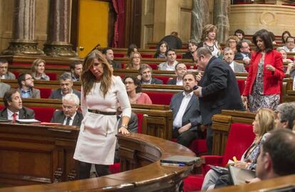 Un pleno del Parlament.