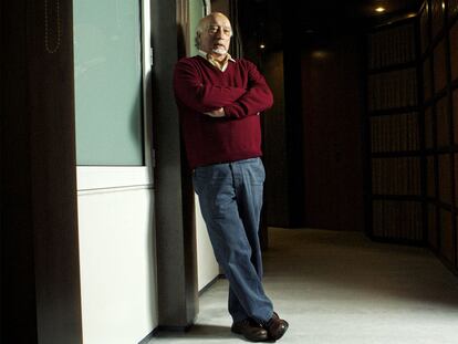 Manuel Vicent, ayer en Madrid.