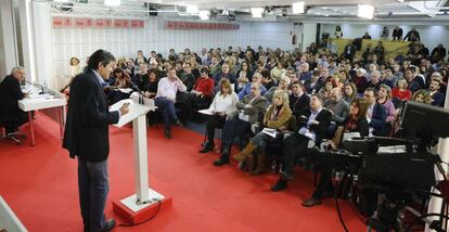 Javier Fernández, secretari general de la gestora del PSOE.