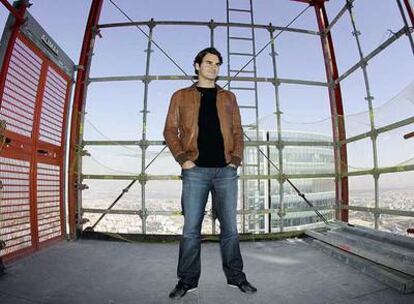Roger Federer, durante una visita a Madrid con motivo del Masters de la capital