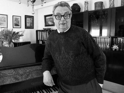 La vida del compositor y pianista Joan Guinjoan, en imágenes