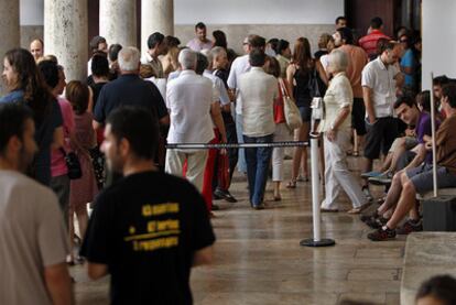 El aforo de la sala de La Nau, donde se representaba <b><i>Zero Responsables,</b></i> se quedó ayer pequeño.