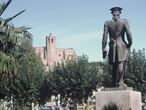 Estatua de Gaspar de Portolá, en Balaguer (Lleida).