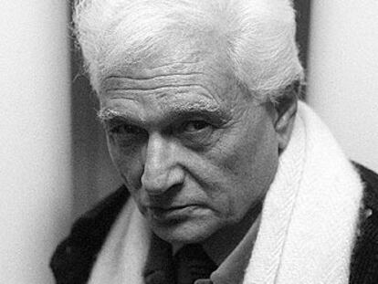 El filósofo francés Jacques Derrida en 1998.