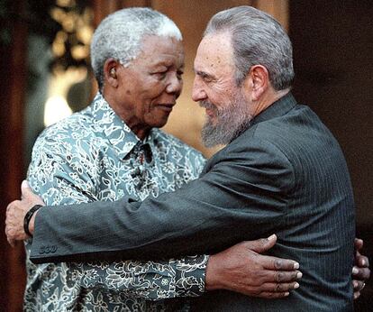 Con Fidel Castro en 2008.