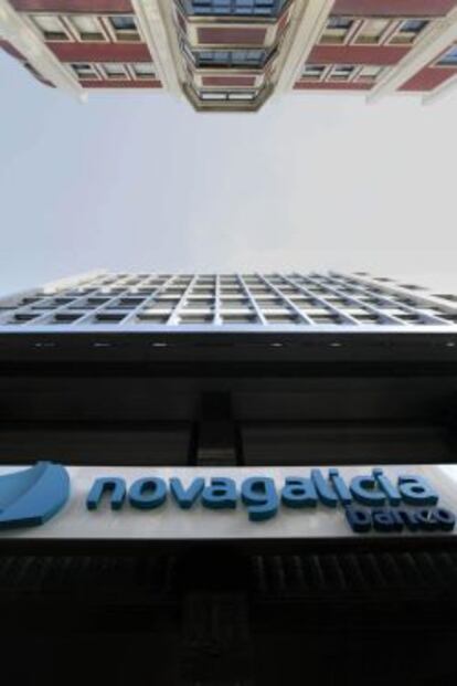 Oficina principal de Novagalicia Banco en A Coruña.