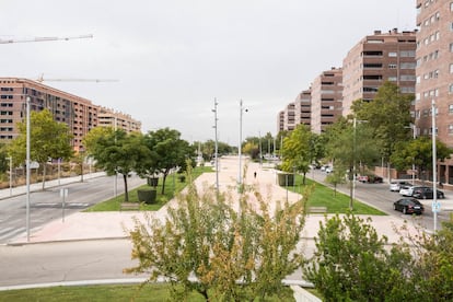 
Edificios residenciales de Seseña construidos por Paco el Pocero que ahora están llenos de nuevos vecinos.
