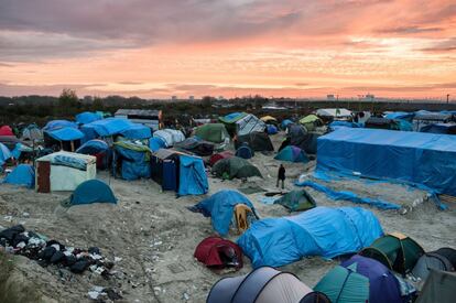 A chamada Selva de Calais (França), em 2015