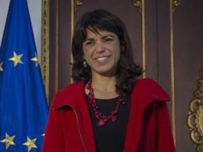 La candidata andaluza de Podemos, Teresa Rodríguez.