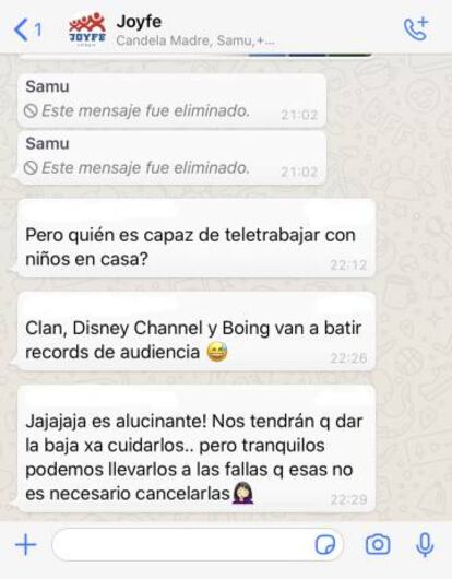 Chat de padres.