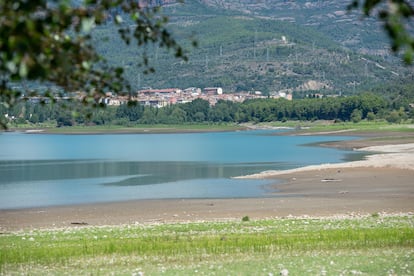 El pantano de Sant Antoni en el termino municipal de La Pobla de Segur (Lleida).