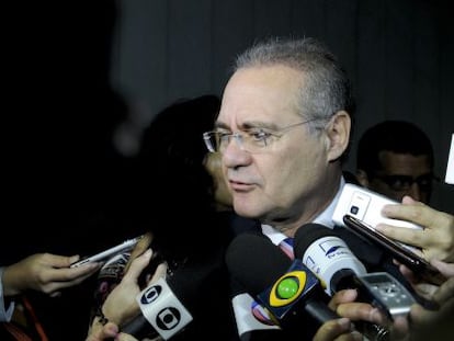 O presidente do Senado, Renan Calheiros.