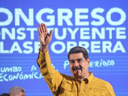 El mandatario venezolano, Nicolás Maduro, la semana pasada. 