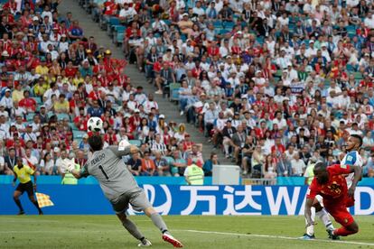 Romelu Lukaku pone el 2 - 0 en el marcador ante Panamá.