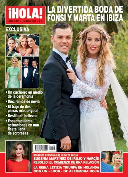 El expiloto de motos y hoy DJ Fonsi Nieto también dejó entrar a la revista ‘¡Hola!’ a su boda en Ibiza. La publicación mostró en exclusiva las fotos de su boda con Marta Castro, celebrada el pasado 30 de abril en la isla.