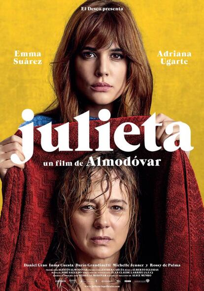 'Julieta'. Dirección de Pedro Almodóvar