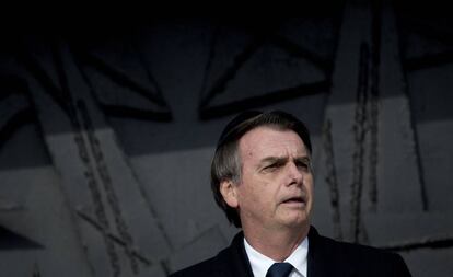 Bolsonaro, no memorial do holocausto, em Israel.