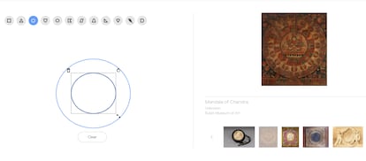 Imagen de la herramienta Draw to art de Google.