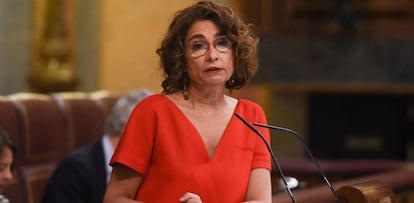 La ministra de Hacienda, María Jesús Montero.