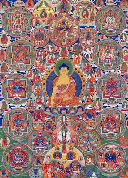 Iconografía que representa el imaginario del budismo Vajrayana.