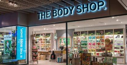 Una tienda de The Body Shop. 