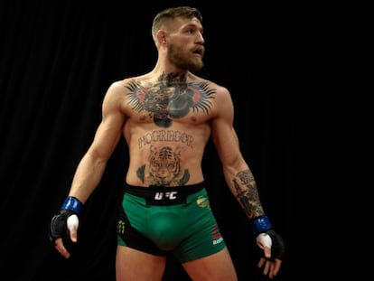 Podría ser una estrella del rock. Y lo es. Con ustedes, el luchador Conor McGregor.