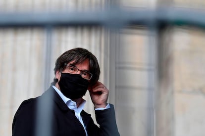 El expresidente de la Generalitat, Carles Puigdemont, en una imagen tomada en Bruselas el pasado junio.