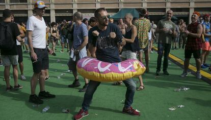 Imatge del Sónar Village dijous.