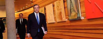 Mario Draghi, presidente del BCE. 