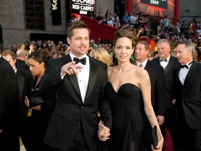 Brad Pitt y Angelina Jolie.