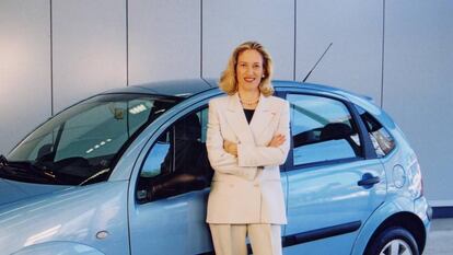 Magdalena Salarich, directora general de Citroën Hispania en 2000.