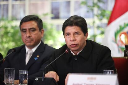 El presidente de Perú, Pedro Castillo.