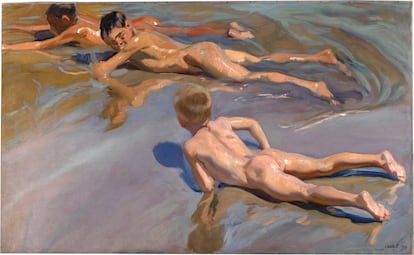 'Chicos en la playa', de Sorolla (1909)