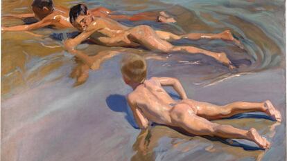 'Chicos en la playa', de Joaquín Sorolla (1909).