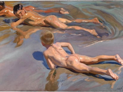 'Chicos en la playa', de Joaquín Sorolla (1909).