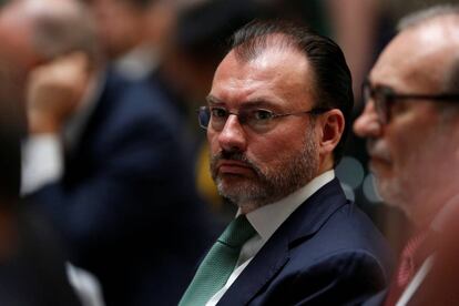 Luis Videgaray el pasado martes en Ciudad de M&eacute;xico.