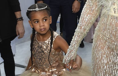 Blue Ivy, la hija de Beyoncé y Jay-Z.